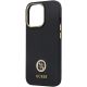 6. Guess 4G Silicone Logo Strass Case for iPhone 13 Pro Max - Black