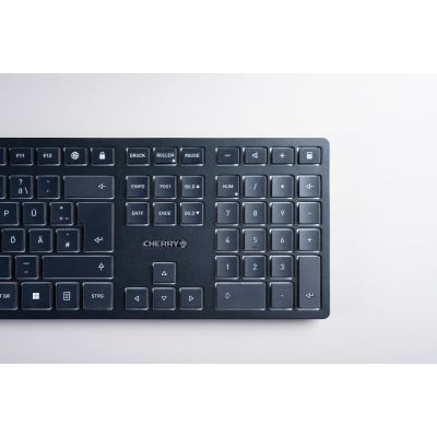 16. CHERRY KW 9100 SLIM Keyboard Universal RF Wireless + Bluetooth QWERTZ German Black