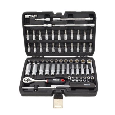 AWTOOLS 63-piece wrench set 1/4" BLACK LINE