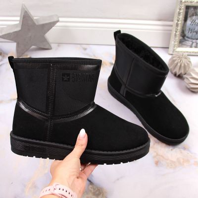 3. Big Star W INT1751B platform snow boots black