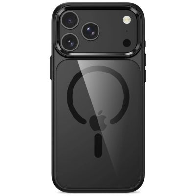 3. Tech-Protect Magmat Magsafe CC Case for iPhone 17 Pro / 18 Pro - Transparent Black