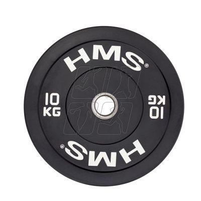 6. Olympic plate HMS BLACK BUMPER 10 kg BBR10