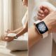 3. Smartwatch Gravity Rose Gold Strap + Bracelet GT44-1