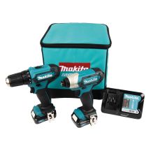 Makita CLX224A Combo Kit CXT Battery Toolbox 12V MAX; 2 x 2.0 Ah Li-ion (DF333D + TD110D)