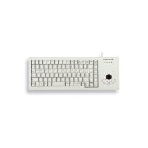 CHERRY XS Trackball Keyboard Universal USB QWERTZ German Gray