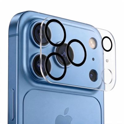 3. Tech-Protect Cam Fit+ Camera Cover for iPhone 18 Pro Max - Clear