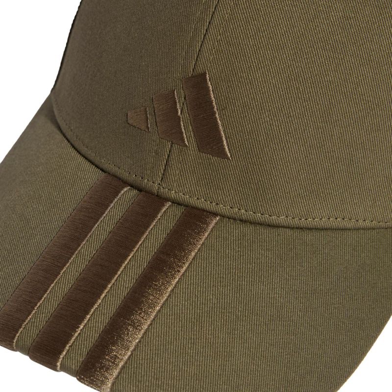 3. adidas 3-Stripes New Logo Baseball Cap Olive KE5878