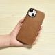11. iCarer Oil Wax Premium Leather Case iPhone 14 Plus Magnetic Leather Case with MagSafe Brown (WMI14220703-TN)