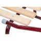 4. METAL SLEDGE FOR 2 PEOPLE, BURGUNDY
