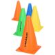 16. SET OF TRAINING CONES 23 CM HEIGHT 10 PCS DUNLOP