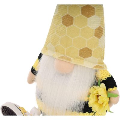 5. SNOW gnome sitting drone 35+6cm in sneakers spring decoration