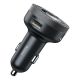 2. Baseus Enjoy FM transmitter car charger LED 2x USB / 3.5mm jack wireless MP3 player Bluetooth 5.0 3.4A black (CCLH-01)
