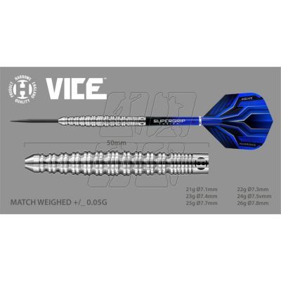 14. Darts Harrows Vice 90% Steeltip HS-TNK-000013888