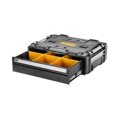 6. DeWALT DWST08510-1 Tool Box Aluminum, Plastic Black, Stainless Steel, Yellow