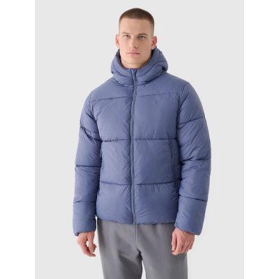Men's winter down jacket with synthetic filling 4F 4FWAW24TDJAM480-32S