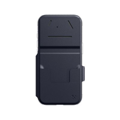 5. AmazingThing Titan Pro Lens Flip Set Case for iPhone 18 Pro Max with Wallet, MagSafe Compatible - Navy Blue