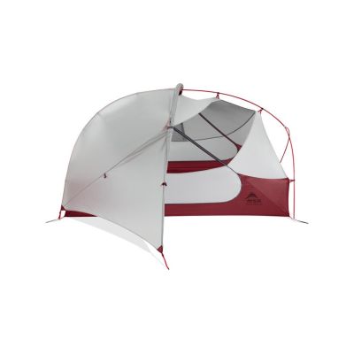 4. MSR Hubba Hubba NX 2 Person Dome Tent Red