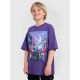 Boy's oversize T-shirt with print 4F 4FJRAW25TTSHM3061-51S