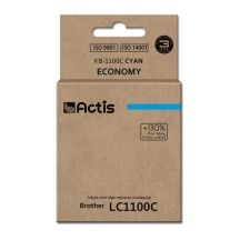 Actis KB-1100C Ink (replaces Brother LC1100C/980C; Standard; 19 ml; blue)