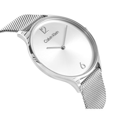 2. CALVIN KLEIN Timeless Mesh Women's Watch 25200001 + BOX