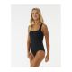 2. RIP CURL Premium Surf D-Dd One Piece Black Swimsuit