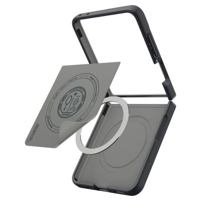 3. Spigen Nano Pop MagSafe Case for Samsung Galaxy Z Flip 8 - Black and Gray