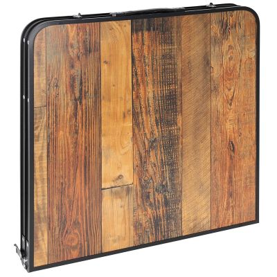 14. FOLDABLE CAMPING TABLE 120X60X70/62/55CM WOOD
