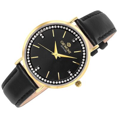 3. Giewont Sapphire Gold Black Women's Watch GW5390-A4