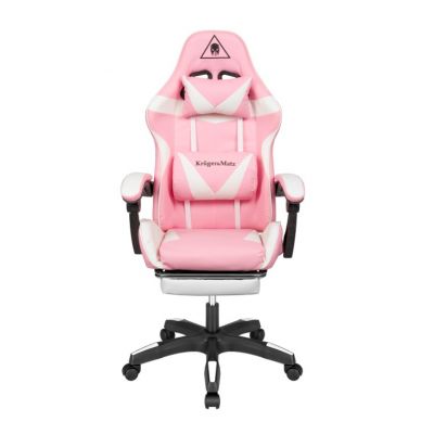 3. Kruger&Matz GX-150 White-Pink Gaming Chair