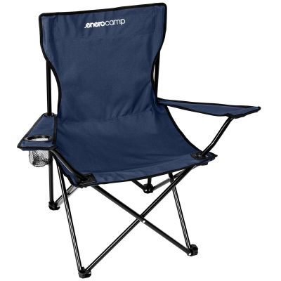 FOLDING CAMPING CHAIR 50X50X80CM NAVY BLUE