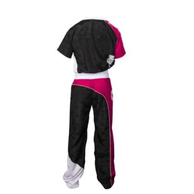 4. TOP TEN "BOW" kickboxing outfit black and pink XL (190 cm)