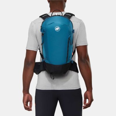 5. Mammut Lithium 20 liter backpack in black and blue