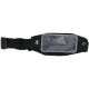 DUNLOP BLACK SPORTS WATERPROOF WAIST BAG FOR RUNNING WITH PHONE WINDOW