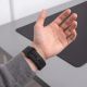 5. Tech-Protect Silicone Line Strap for Apple Watch 44 / 45 / 46 / 49 mm - Black