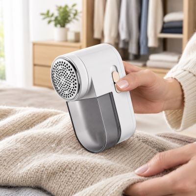 7. ESPERANZA RECHARGEABLE FIBER CLOTHING SHAVER ECS010
