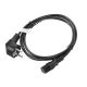 2. Lanberg CA-C13C-10CC-0018-BK cable (C13 / IEC C13 / IEC 320 C13 F - Shuko M; 1.8m; black)