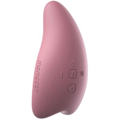 6. Momcozy A1 Warming and Vibrating Lactation Massager, Pink