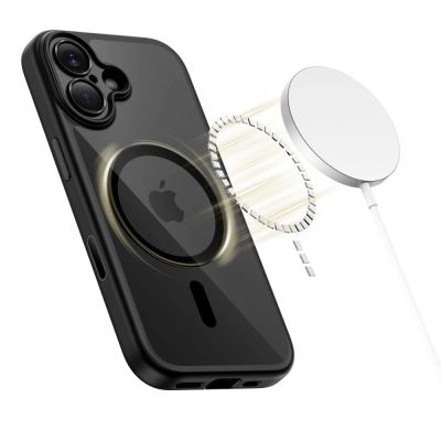 3. Tech-Protect Magpeak Magsafe CC Case for iPhone 17 - Clear Black