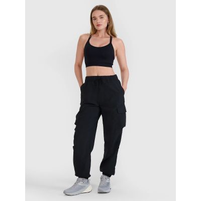Women's casual cargo pants 4F 4FRSS25TTROF1452-20S