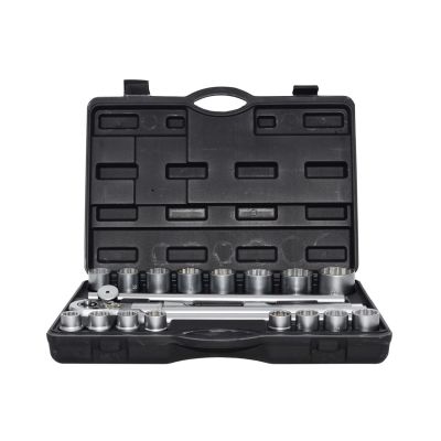 AWTOOLS SET OF 12-POINT SOCKET WRENCHES 3/4" 21 PIECES
