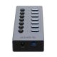 3. Orico BT2U3-7AB Hub 7x USB-A 3.0 with switches - gray