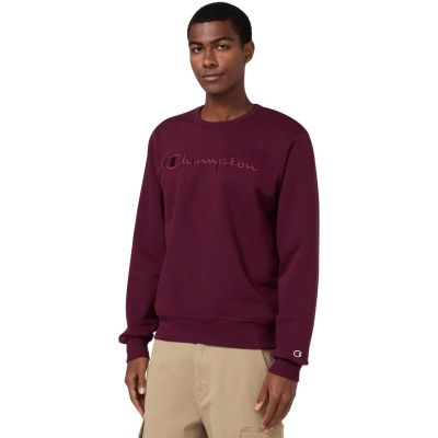 Champion Crewneck Sweatshirt Burgundy 220272 RS522
