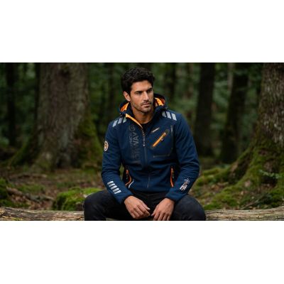 4. Men’s Softshell Jacket Geographical Norway ROYAUTE MEN ASS A BS2 056 (WT1804H/GN-NAVY / ORANGE)