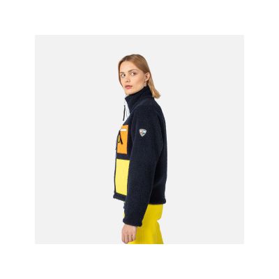 10. Rossignol W On Air Fleece Jkt Blue Sweatshirt