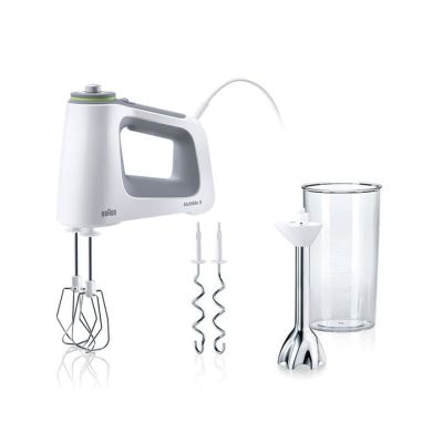 Braun HM 5107 WH Hand Mixer 750 W Grey, White