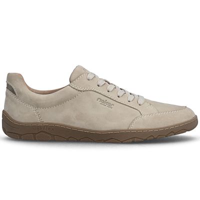2. Men's beige suede leather shoes Rieker 08300-62