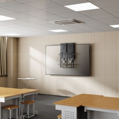 8. Accessories - bracket - top-bottom - for TV - interactive - plastic, stainless steel, aluminum - (55"-86") - wall mounting
