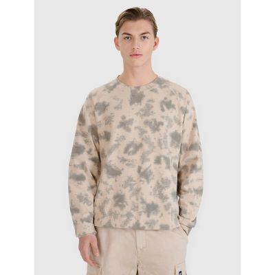 Men's sweatshirt without zipper and hood 4F 4FRSS25TSWSM2180-83A