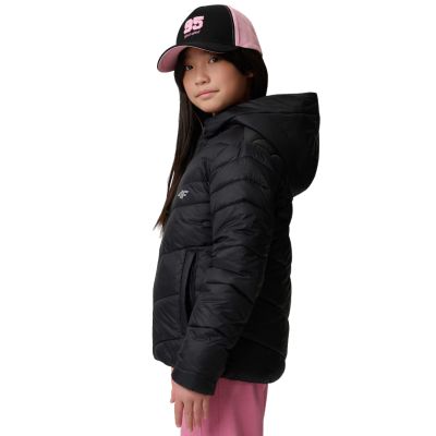 4. Girls' jacket 4F F0739 deep black 4FJWSS26TDJAF0739 20S
