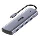 10. UNITEK D1113BGY01 Hubs and Concentrators 2 x USB 3.2 Gen 2 (3.1 Gen 2) Type-C 1000 Mbit/s Gray